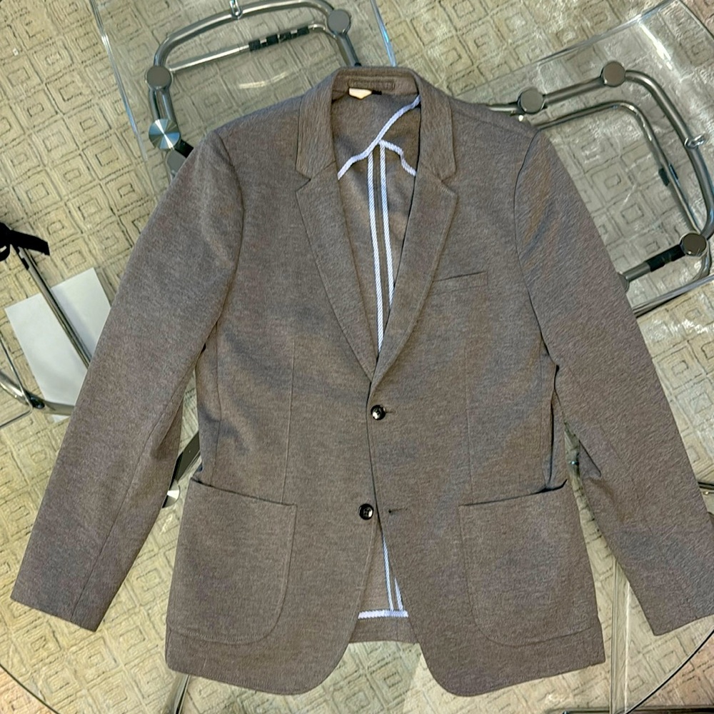 Men grey blazer size L